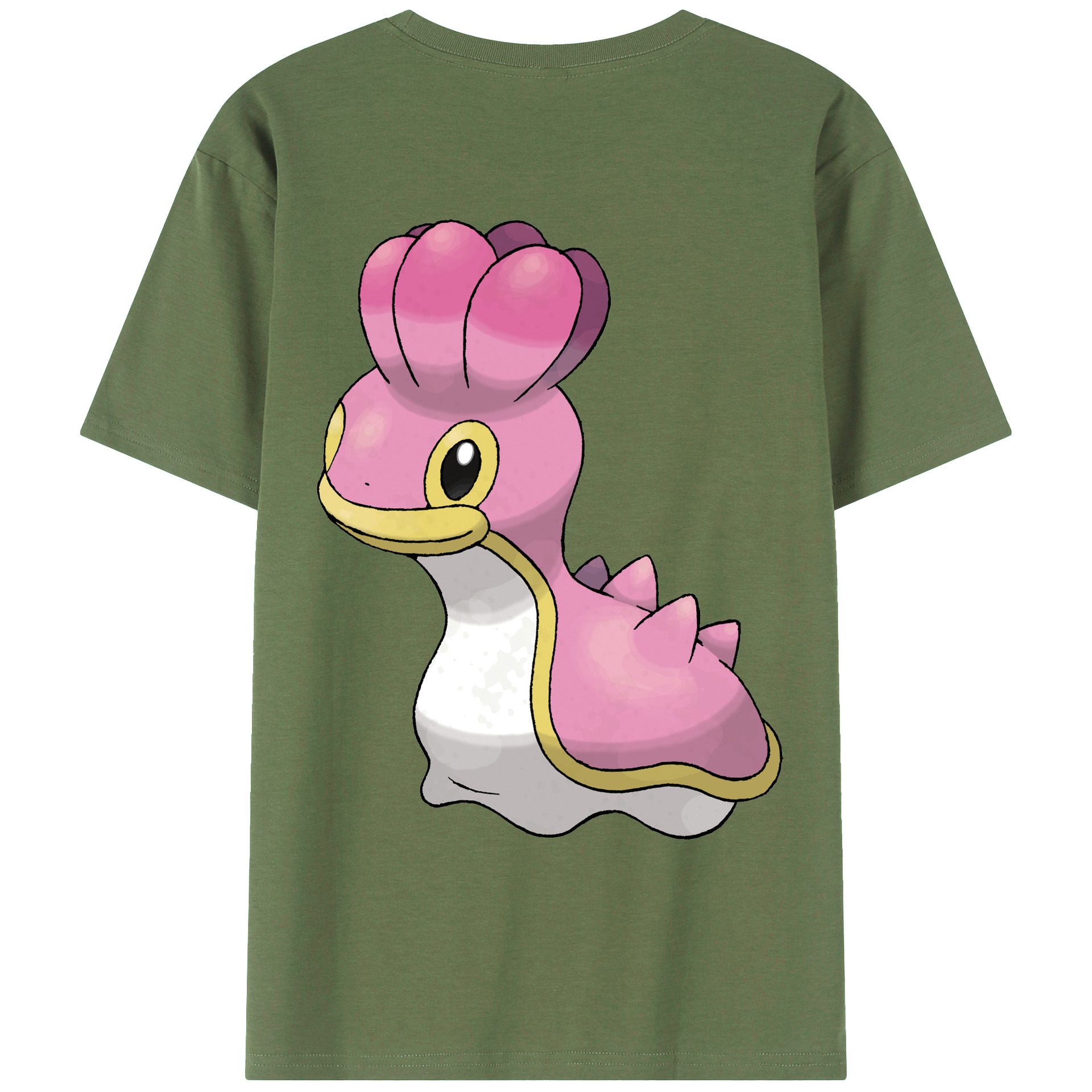 （画像用） ポケットモンスター Pokémon 綿100％ メンズ半袖Tシャツ（バックプリント） 通気性